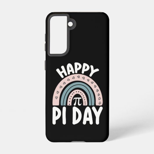 Happy Pi Day Boho Rainbow Wiskunde Mathematisch Samsung Galaxy Hoesje (Achterkant)