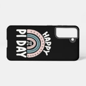 Happy Pi Day Boho Rainbow Wiskunde Mathematisch Samsung Galaxy Hoesje (Achterkant horizontaal)