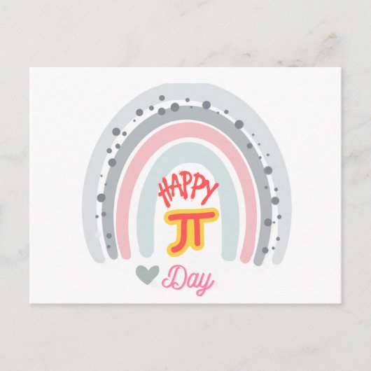 Happy Pi Day Briefkaart (Voorkant)