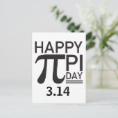Happy Pi Day Briefkaart (Staand voorkant)