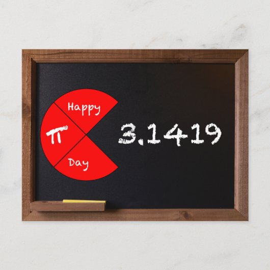Happy Pi Day Briefkaart (Voorkant)