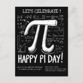 Happy Pi Day Briefkaart – Leuke Wiskunde (Voorkant)