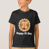 Happy Pi Day Cherry Pie Schattige 3.14 Jongens Kin T-shirt (Voorkant)