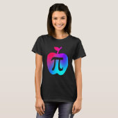 Happy Pi Day Cute Apple Pie 3 14 Funny Science Mat T-shirt (Voorkant volledig)
