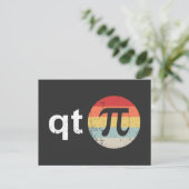 Happy Pi Day Cutie Pi Feestdagenkaart (Staand voorkant)