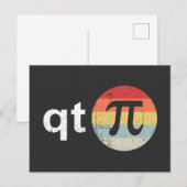 Happy Pi Day Cutie Pi Feestdagenkaart (Voorkant / Achterkant)