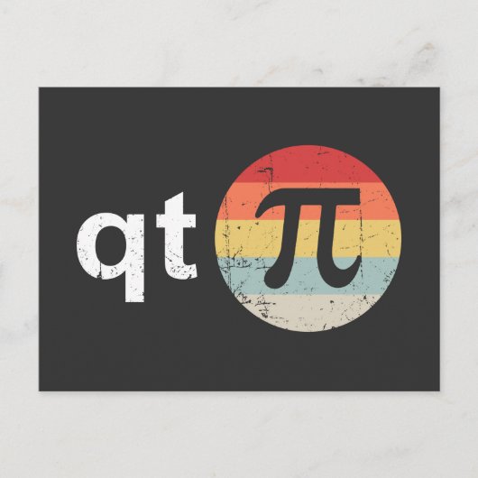 Happy Pi Day Cutie Pi Feestdagenkaart (Voorkant)