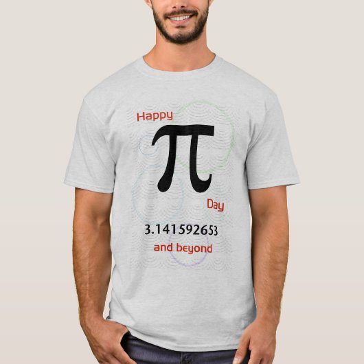 Happy Pi Day en Beyond Shirt (Voorkant)