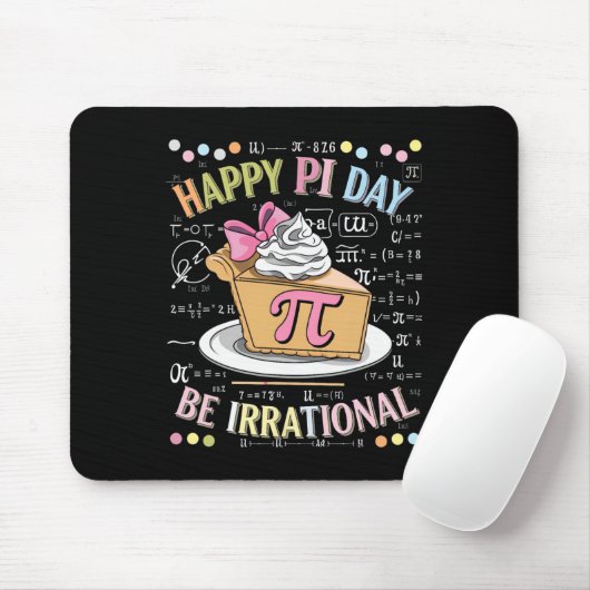 Happy Pi Day Funny Math Coach Teacher Pi Day Coque Muismat (Met muis)