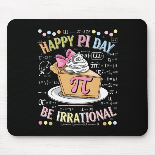 Happy Pi Day Funny Math Coach Teacher Pi Day Coque Muismat (Voorkant)