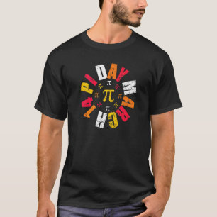 Happy Pi Day Funny Pi Dag 3 14 maart 14e Wiskunde  T-shirt