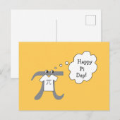 Happy Pi Day Funny Pi Guy Briefkaart (Voorkant / Achterkant)