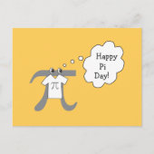 Happy Pi Day Funny Pi Guy Briefkaart (Voorkant)