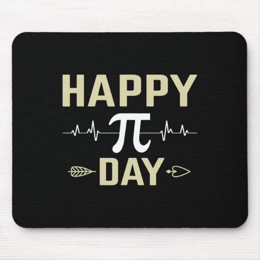 Happy Pi Day Funny Pi Symbool Mannen Vrouwen Pie 1 Muismat (Voorkant)