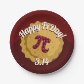 Happy Pi Day | Funny Pie Party Borden Papieren Bordje (Voorkant)
