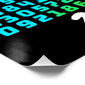 Happy Pi Day Funny School Wiskunde Letter Art Perfect Poster (Hoek)