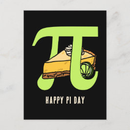 HAPPY PI DAY Key Limoen Pie Briefkaart