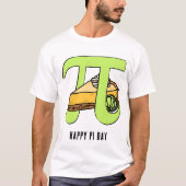 HAPPY PI DAY Key Limoen Pie T-shirt (Voorkant)