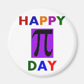 HAPPY PI DAY MAGNEET (Voorkant)