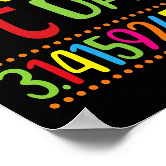 Happy Pi Day Math Lover Student Teacher 3 14 Poster (Hoek)