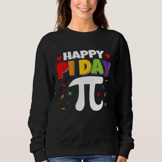 Happy Pi Day Math Teachers Student Professor Pi Da Trui (Voorkant)