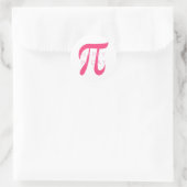 Happy Pi Day Mathematicus Ronde Sticker (Tas)
