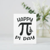 Happy Pi Day Nationale Verjaardag Wiskunde Geek Sy Feestdagenkaart (Staand voorkant)