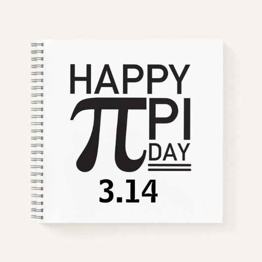 Happy Pi Day Notitieboek (Voorkant)