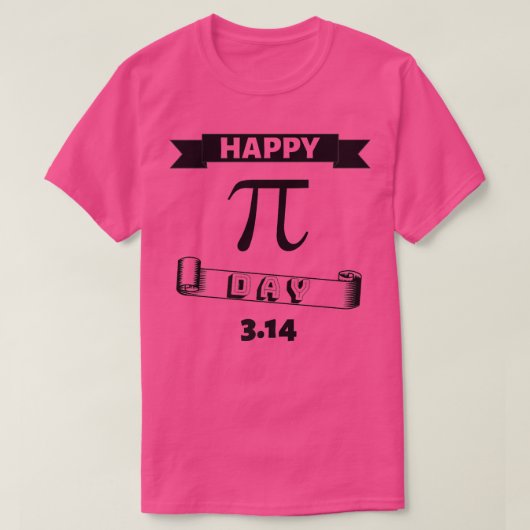 Happy Pi Day-ontwerp maart 3 dag T-shirt (Design voorkant)
