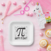 Happy Pi Day Paper Bord - Wiskunde Party Borden (Feest)