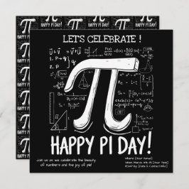 Happy Pi Day Party Invitation – Leuke Wiskunde