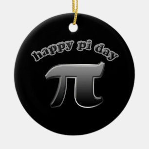 Happy Pi Day Pi-symbool voor de Wiskunde Nerds 1 Keramisch Ornament