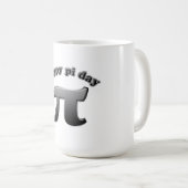Happy Pi Day Pi-symbool voor Wiskunde Nerds op 14  Koffiemok (Voorkant rechts)