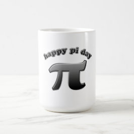 Happy Pi Day Pi-symbool voor Wiskunde Nerds op 14  Koffiemok