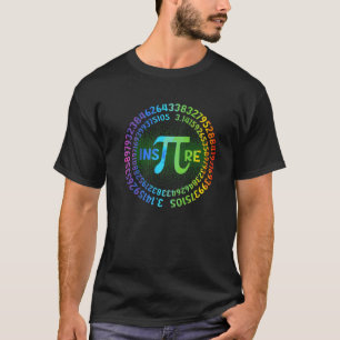 Happy Pi Day PI Symbool Wiskunde leraar Inspire i T-shirt