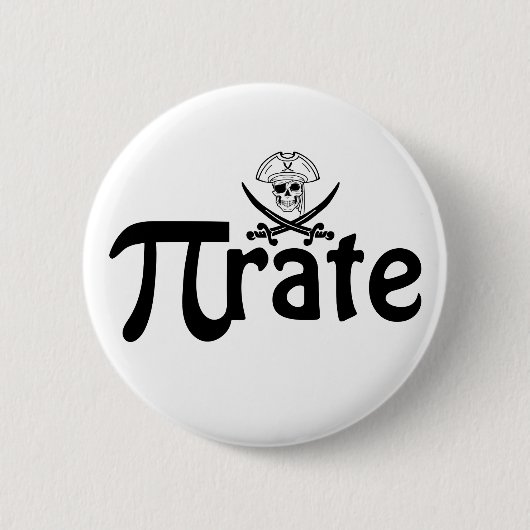 Happy Pi Day | Pi-tarief Ronde Button 5,7 Cm (Voorkant)