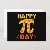 Happy Pi Day, Pie Day Pizza-Mathematics Pi-symbool Briefkaart (Voorkant / Achterkant)