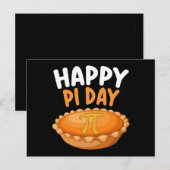 Happy Pi Day Pie Mathematics Wiskunde Rainbow Briefkaart (Voorkant / Achterkant)