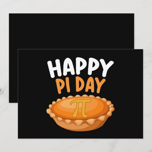 Happy Pi Day Pie Mathematics Wiskunde Rainbow Kaart (Voorkant / Achterkant)