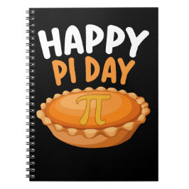 Happy Pi Day Pie Mathematics Wiskunde Rainbow Notitieboek