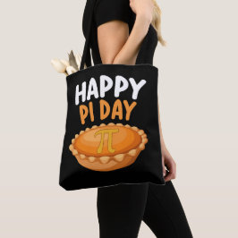 Happy Pi Day Pie Mathematics Wiskunde Rainbow Tote Bag
