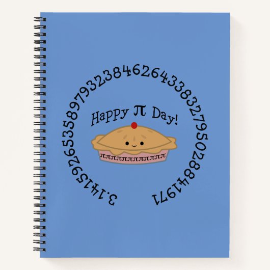 Happy Pi Day Pie Notitieboek (Voorkant)