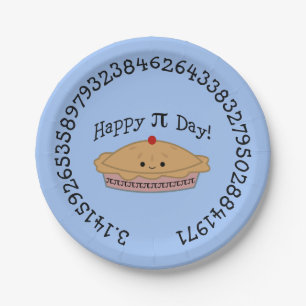 Happy Pi Day Pie Papieren Bordje