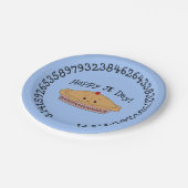 Happy Pi Day Pie Papieren Bordje (Gekanteld)