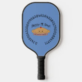 Happy Pi Day Pie Pickleball Paddle (Voorkant)