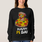 Happy Pi Day Pizza Geek Mathematic Nerds Funny Mat Trui (Voorkant)