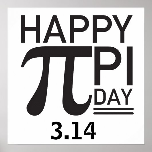Happy Pi Day Poster (Voorkant)