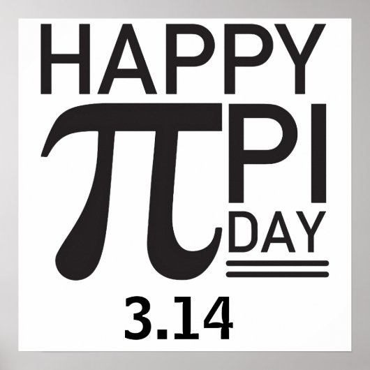 Happy Pi Day Poster (Voorkant)