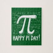 Happy Pi Day Puzzle – Leuke Wiskunde-thema Brain T Legpuzzel (Verticaal)