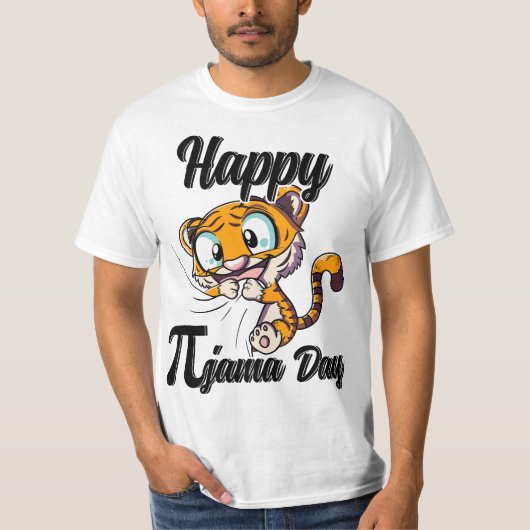 Happy Pi Day Pyjama Mathemati Math Teaher Pi Day  T-shirt (Voorkant)